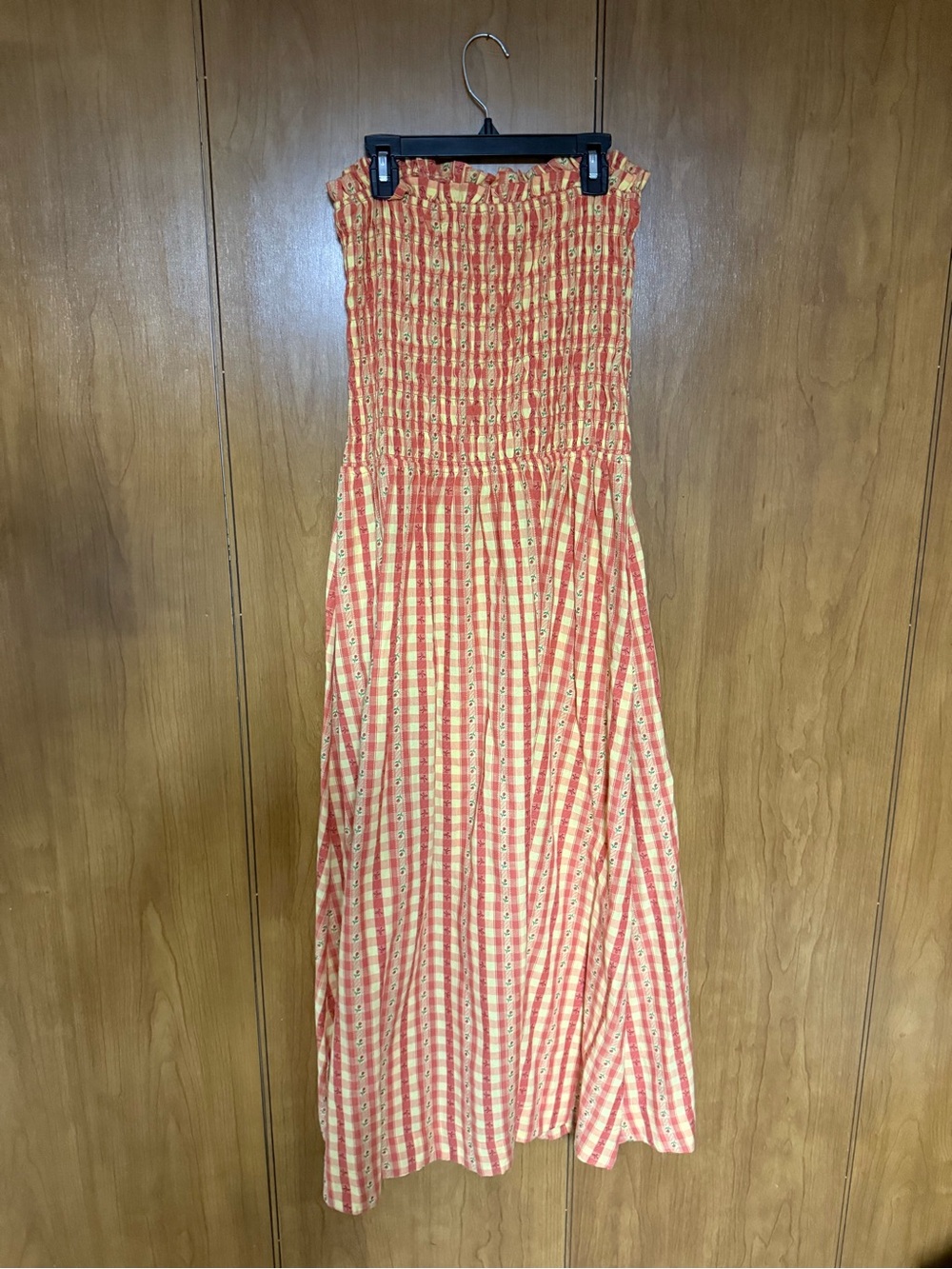 Damson Madder Grace Square-Neck Midi Dress - Picture 4 of 5